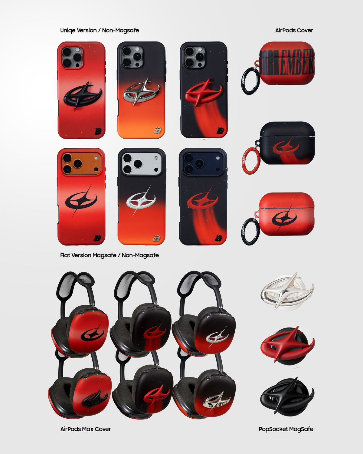 Burn Ember - Flat - Matte Non - Magsafe
