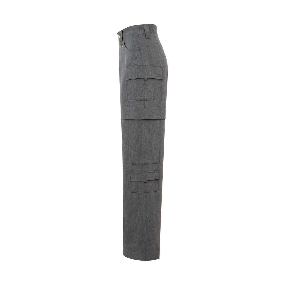 ultimate-grey-silk-khaki-cargo-pants-FORTYTHREE -ASTOUD