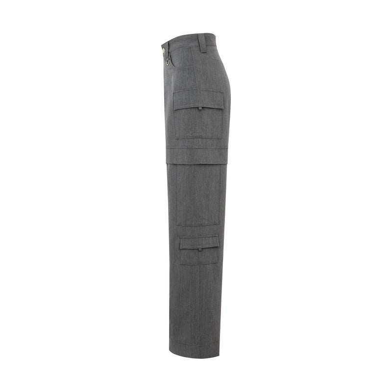 ultimate-grey-silk-khaki-cargo-pants-FORTYTHREE -ASTOUD