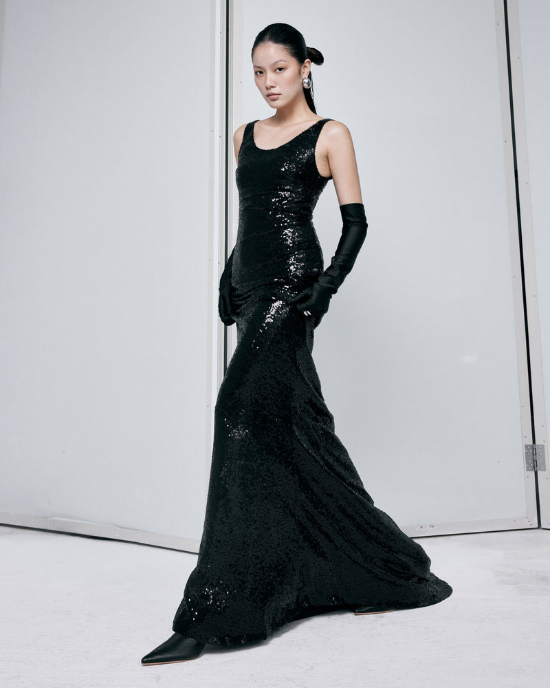 black-sequin-tank-mermaid-fishtail-gown-FORTYTHREE-ASTOUD