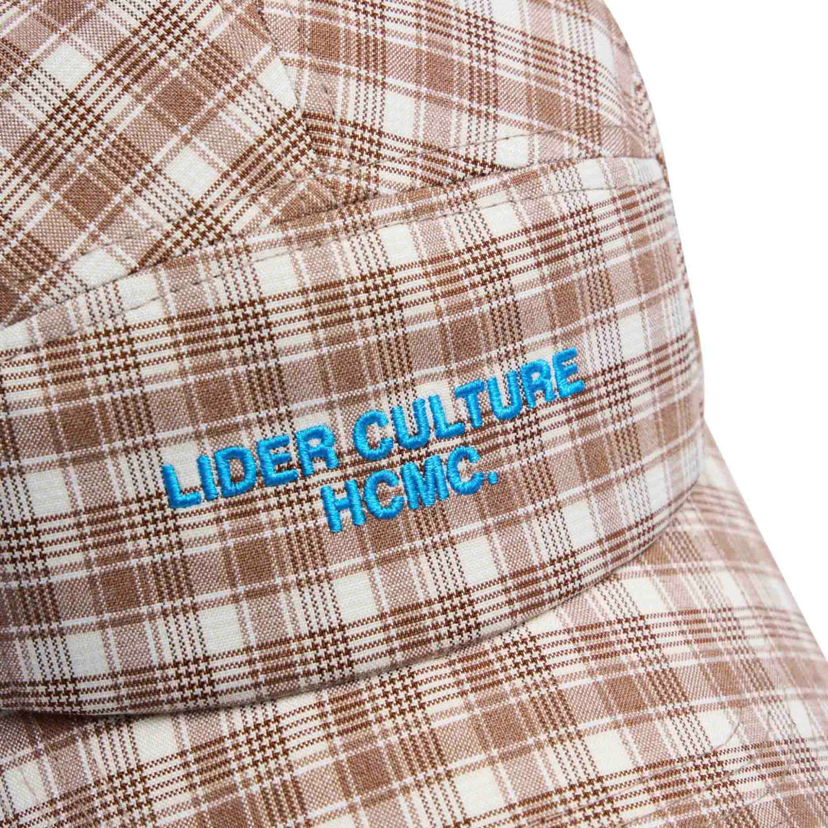 Checked Cinnamon Caroline Cap