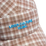 Checked Cinnamon Caroline Cap