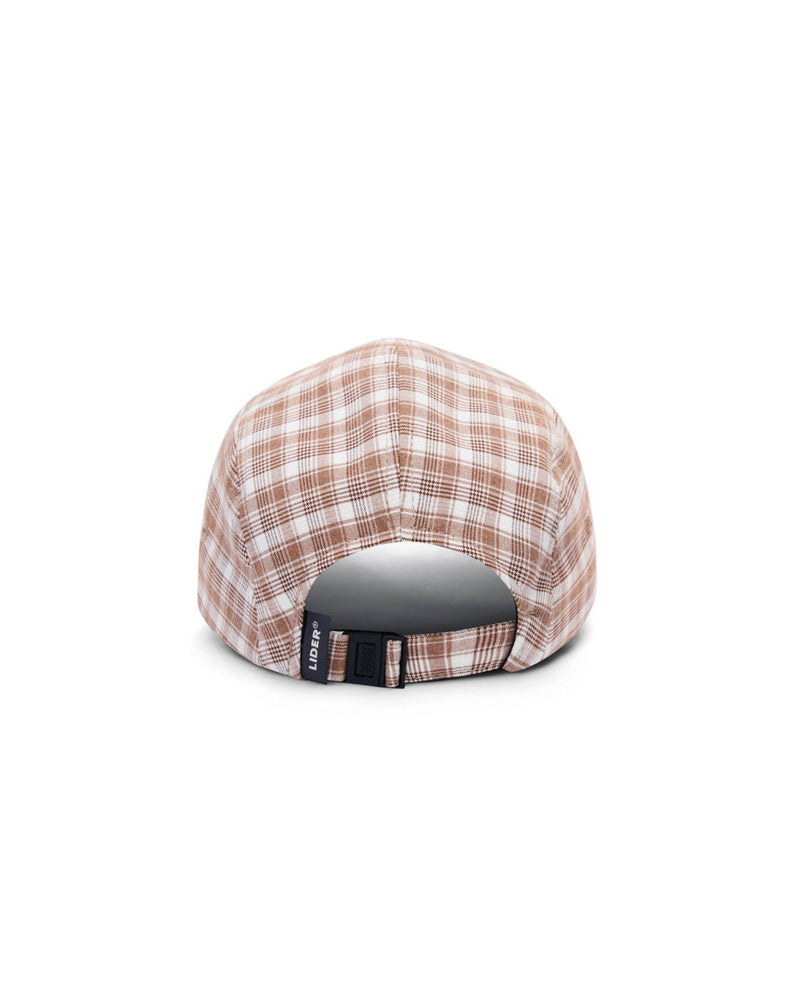 Checked Cinnamon Caroline Cap