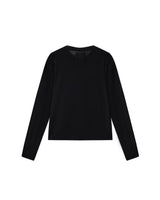 hazel-cardigan-black-stretch-knit-hip-length-unisex-lightweight-lider