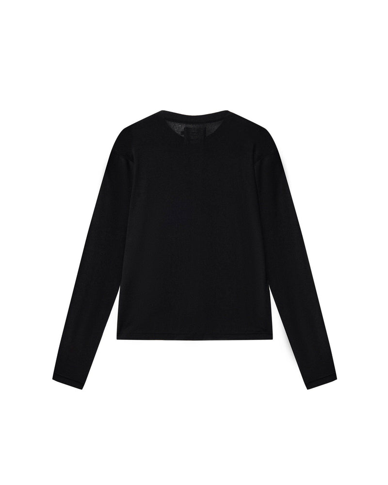 hazel-cardigan-black-stretch-knit-hip-length-unisex-lightweight-lider