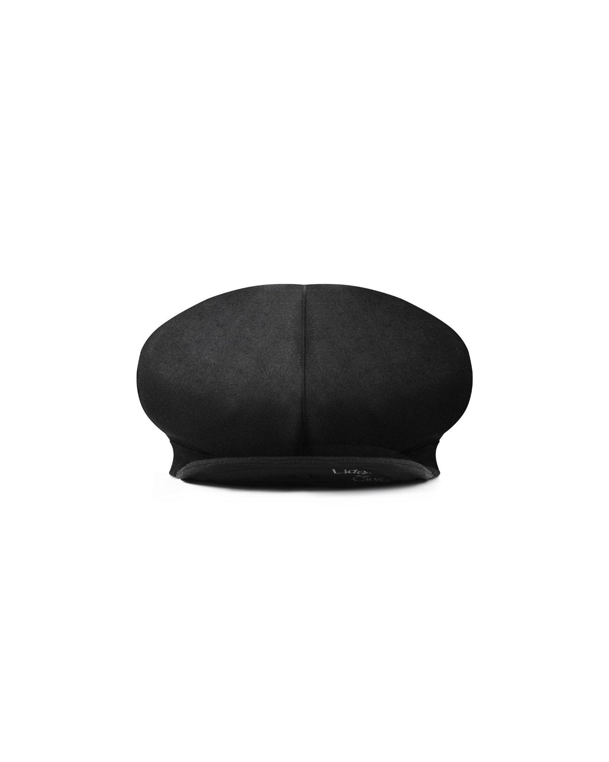 popeye-beret-hat-black-wide-brim-snap-closure-fleece-lider-astoud