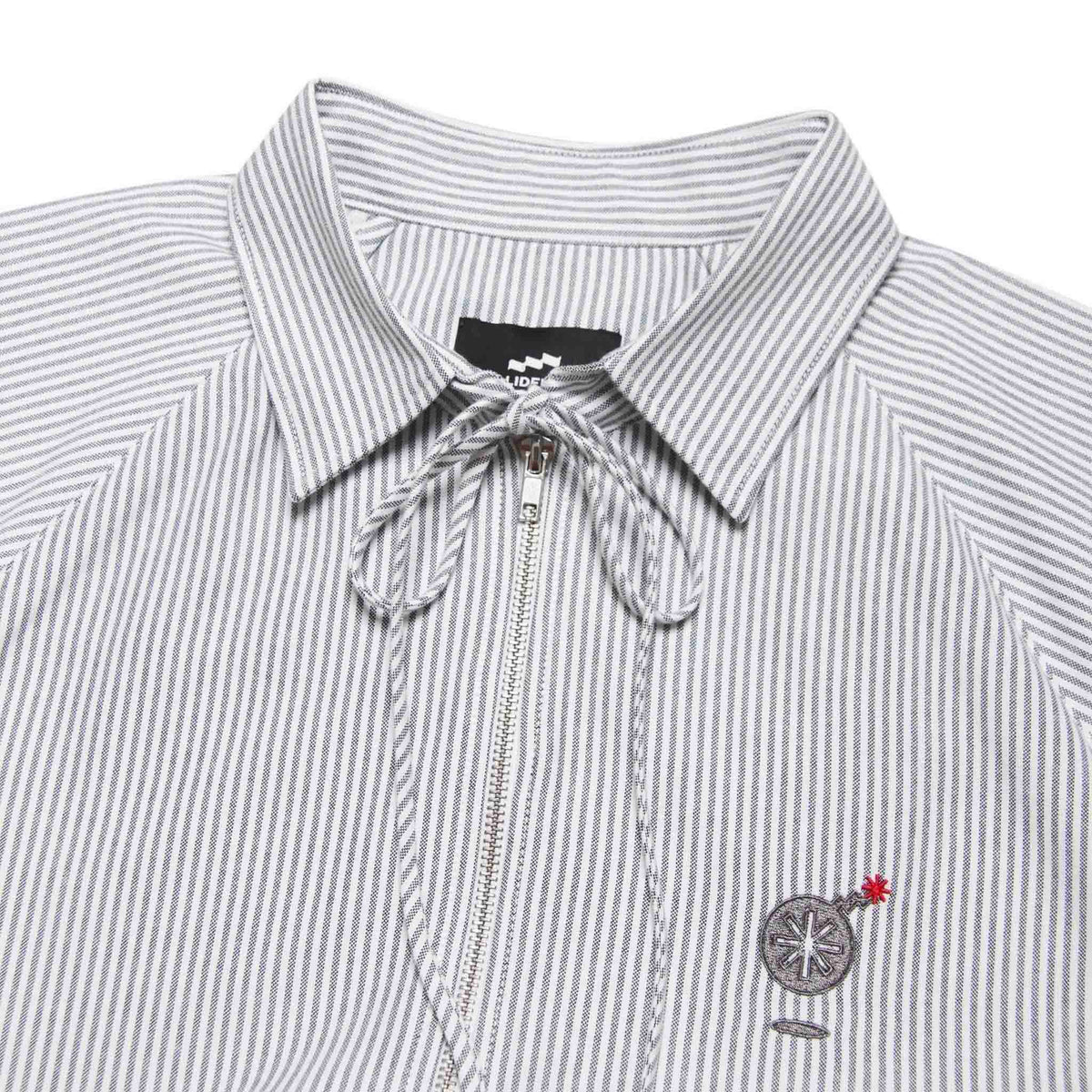 popeye-light-grey-zip-up-shirt-red-two-way-zipper-bow-tie-lider