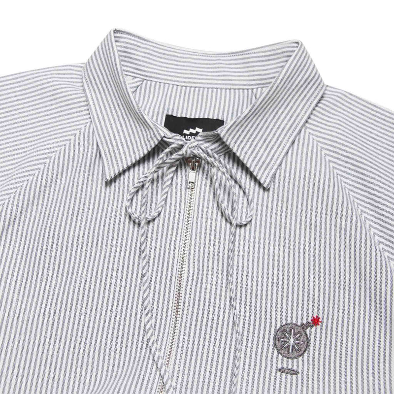 popeye-light-grey-zip-up-shirt-red-two-way-zipper-bow-tie-lider