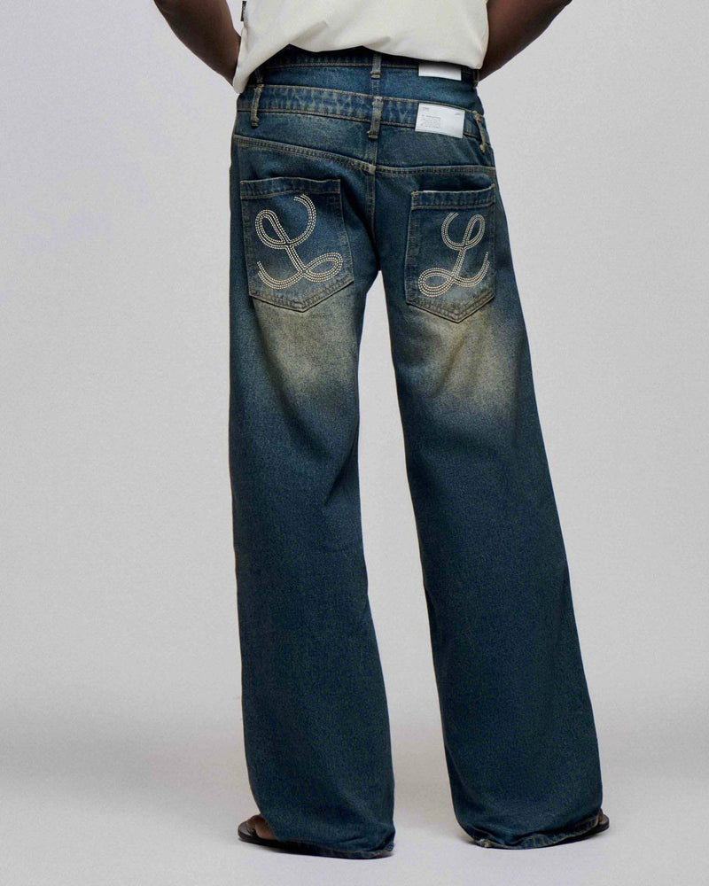 washed-jeans-relaxed-fit-straight-leg-unisex-blue-denim-white-splashes-lider-astoud