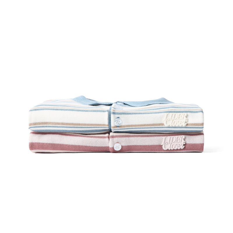 STRIPED SKY DEEPSENSE KNIT POLO SHIRT