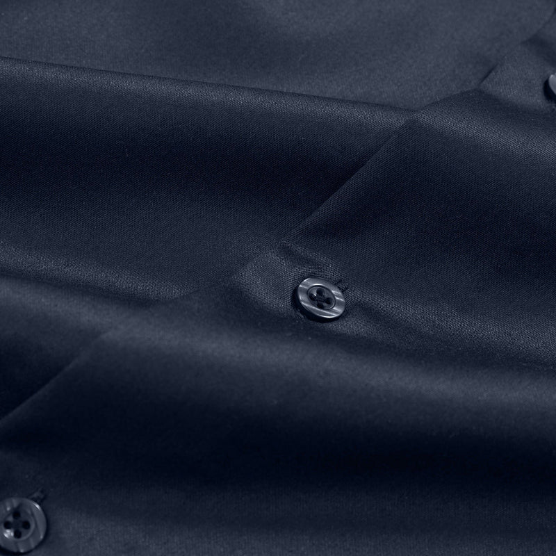QUIET NAVY SKINSHIP REGULAR SHIRT