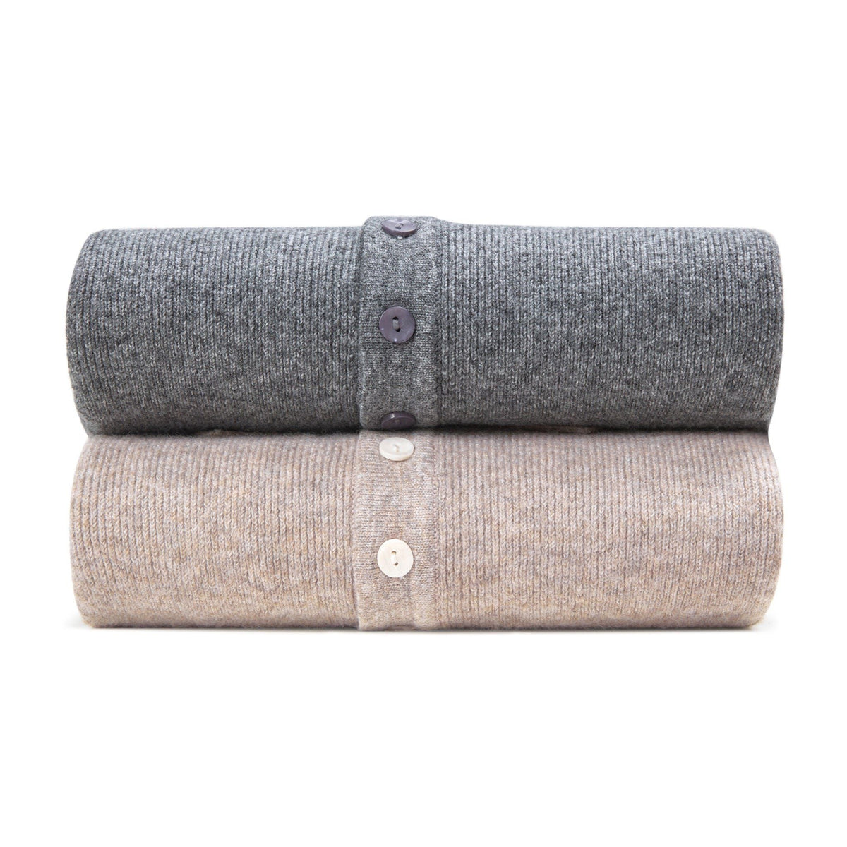 Pebble Grey Maison Henley Polo Shirt