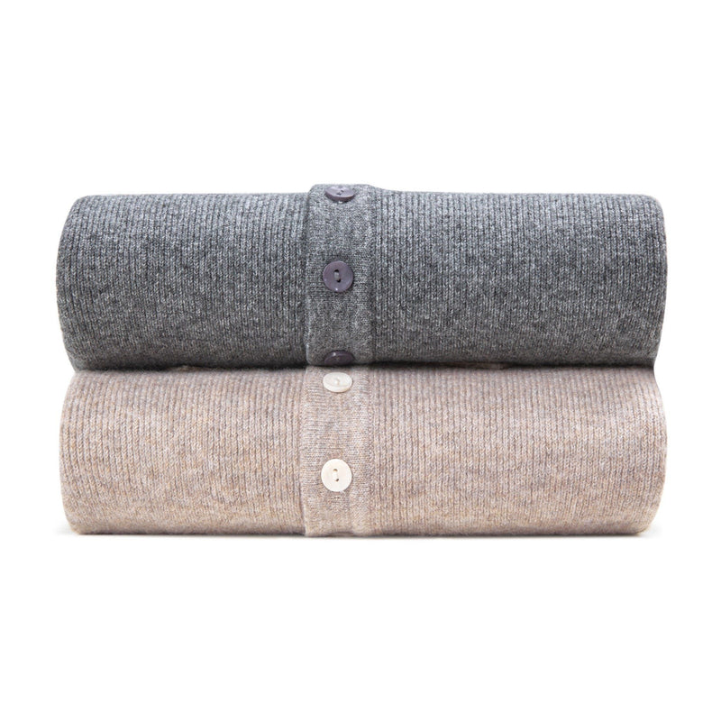 Pebble Grey Maison Henley Polo Shirt