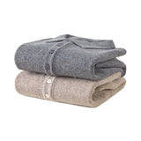 Pebble Grey Maison Henley Polo Shirt