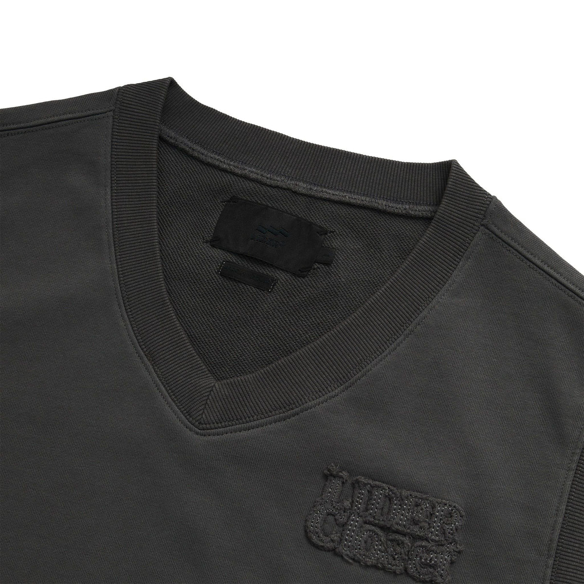Misty Grey Hugged V-Neck Gilet
