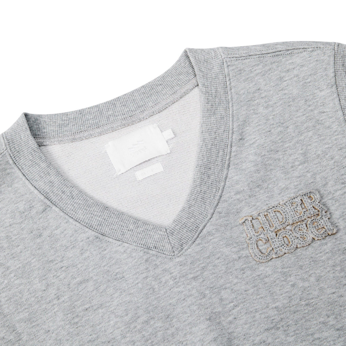 Soft Grey Hugged V-Neck Gilet