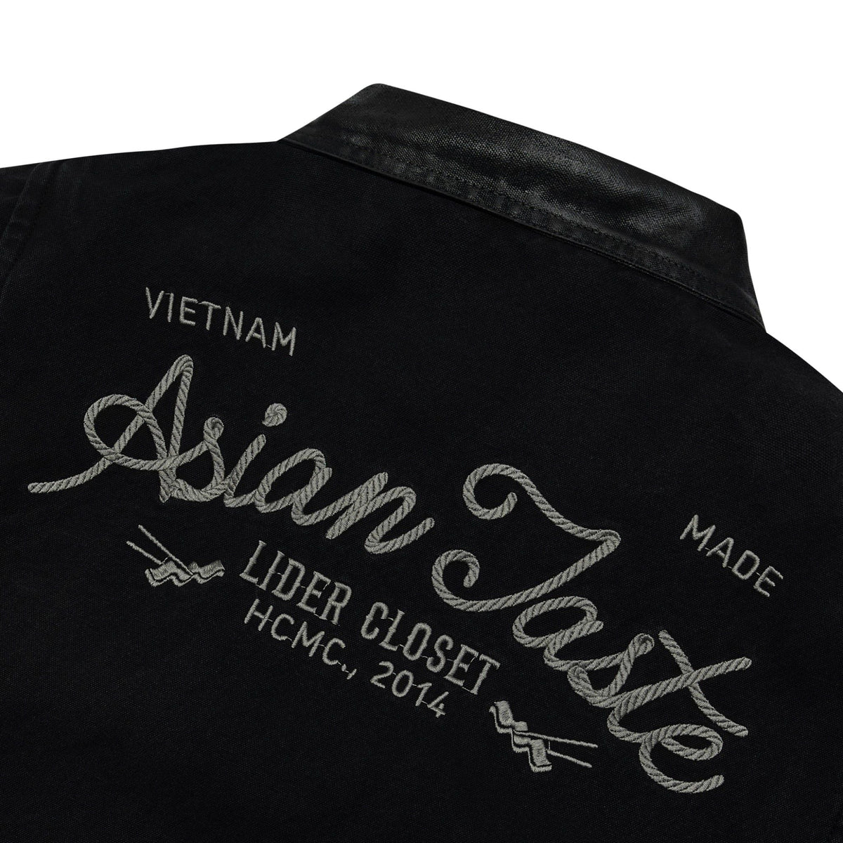 BLACK SESAME ASIAN TASTE DENIM JACKET