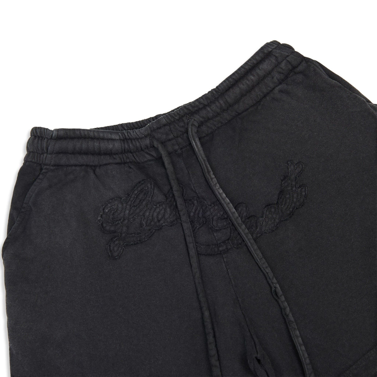 Washed Black Outsider Sweatshorts