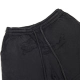 Washed Black Outsider Sweatshorts