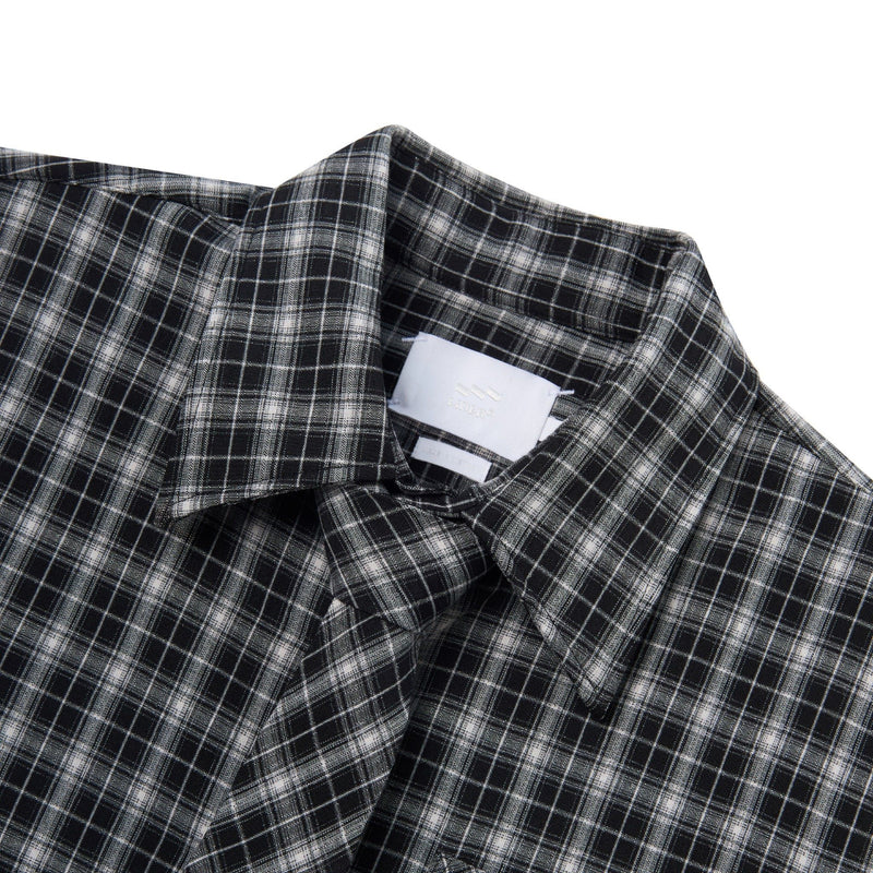 Checked Black Caroline Boxy Shirt 2.0