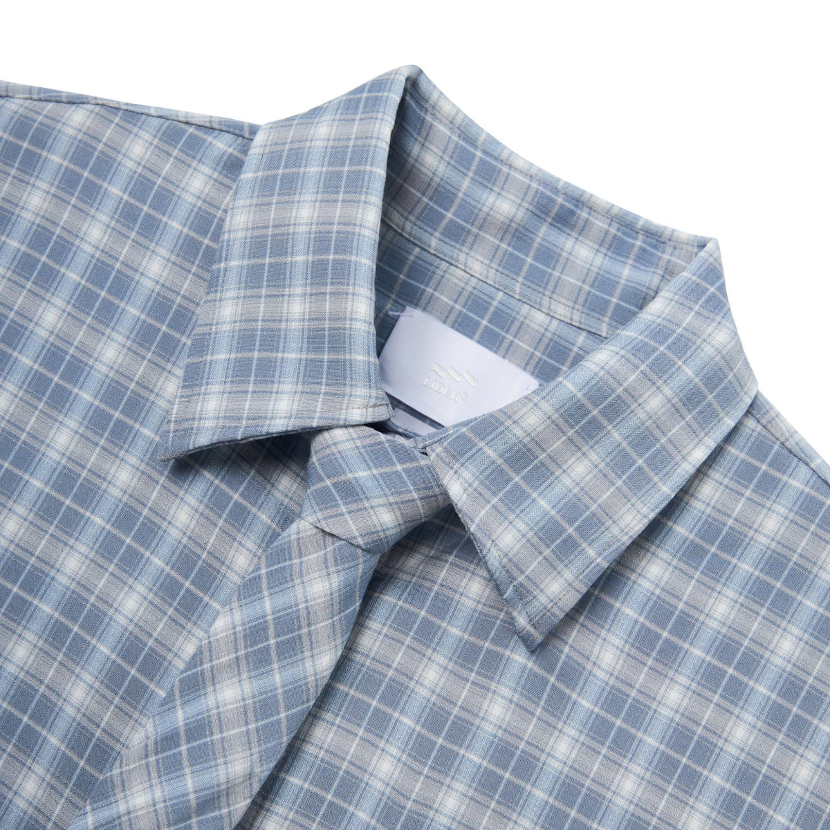 Checked Blue Caroline Boxy Shirt 2.0