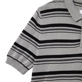 Striped Grey Campus Polo Shirt Lider Astoud