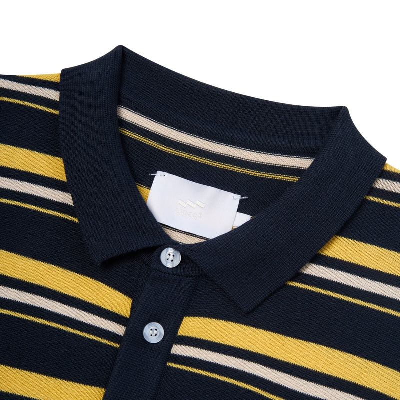 Striped Honey Campus Polo Shirt Lider Astoud