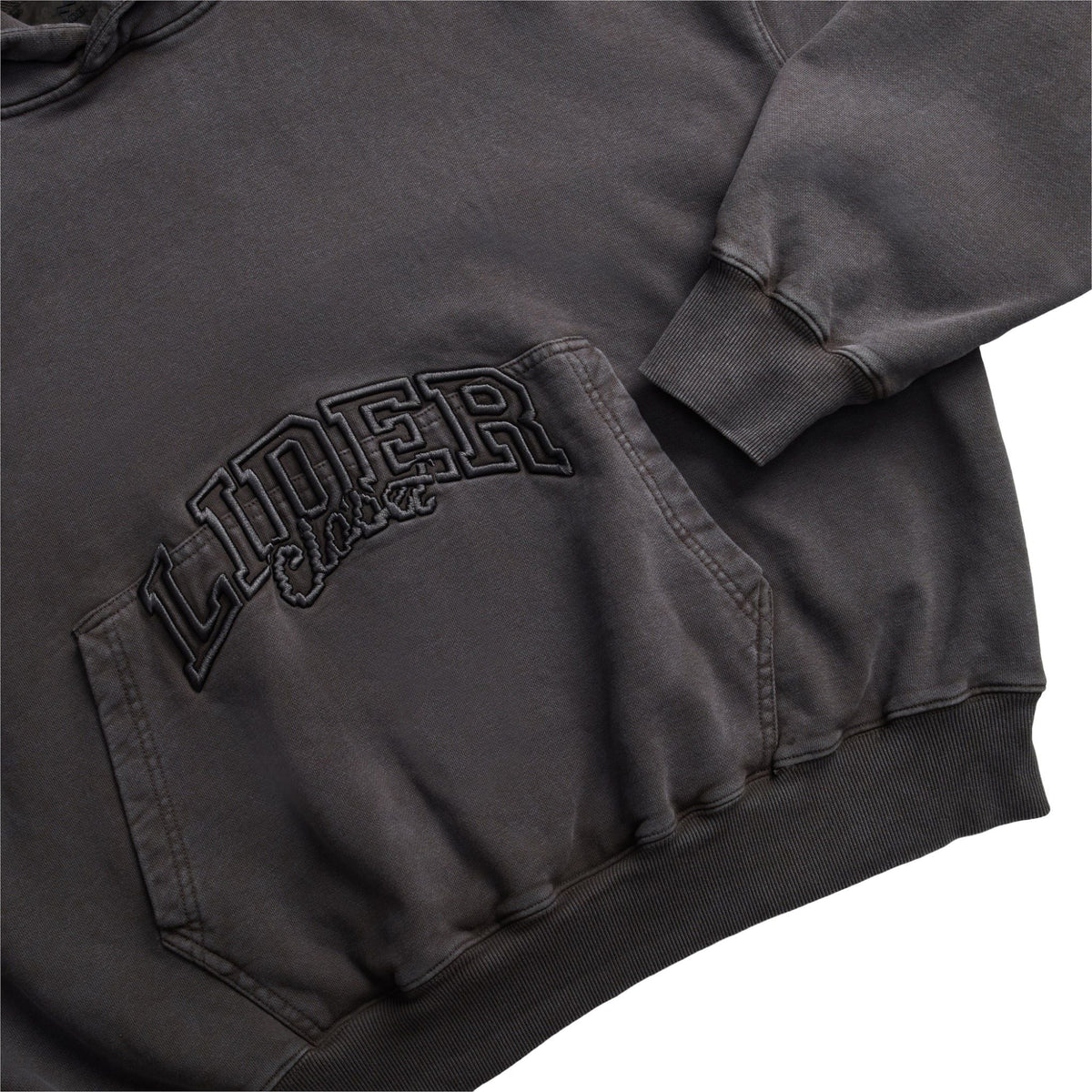 Mid Grey Washed Core Hoodie