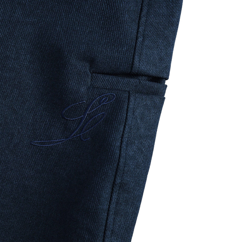 Cool Navy Quiet Barrel Khaki Trousers