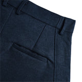 Cool Navy Quiet Barrel Khaki Trousers