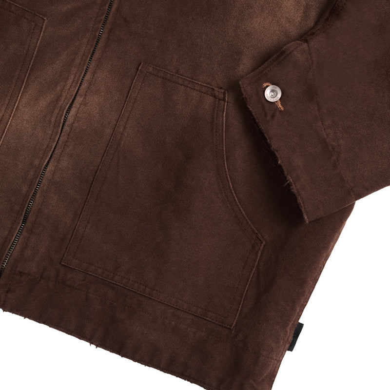 COFFEE ASIAN TASTE DENIM JACKET