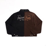 BLACK SESAME ASIAN TASTE DENIM JACKET