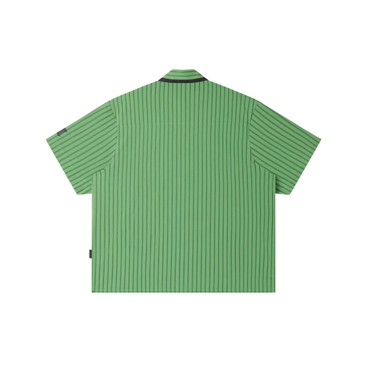 Striped Moss Off-line Boxy Shirt