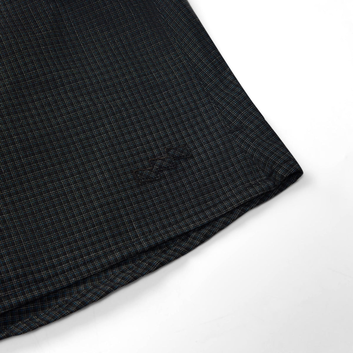 Mono Black Laidback Check Shorts