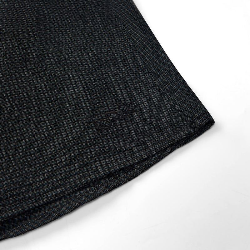 Mono Black Laidback Check Shorts