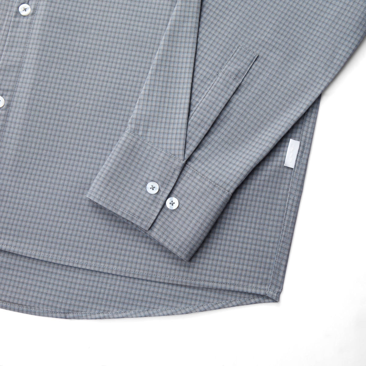 Misty Blue Laidback Check Shirt