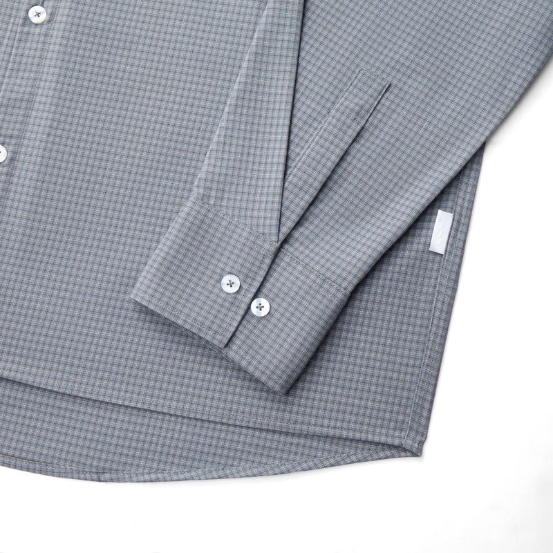 Misty Blue Laidback Check Shirt