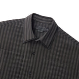 Striped Black Off-line Boxy Shirt