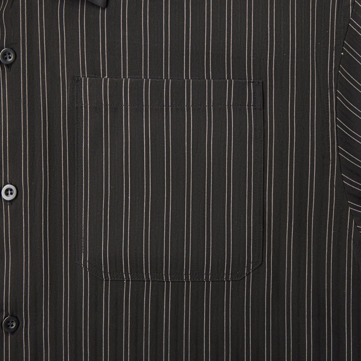 Striped Black Off-line Boxy Shirt