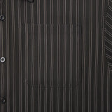 Striped Black Off-line Boxy Shirt