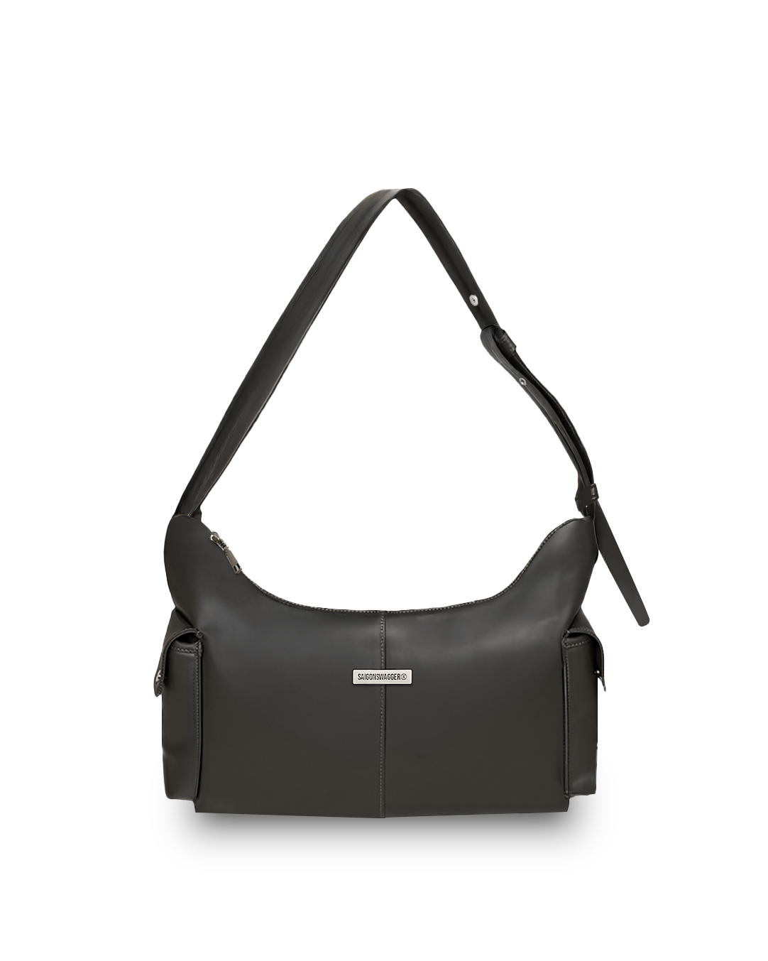 Ash Grey SGS Lune Crescent Bag