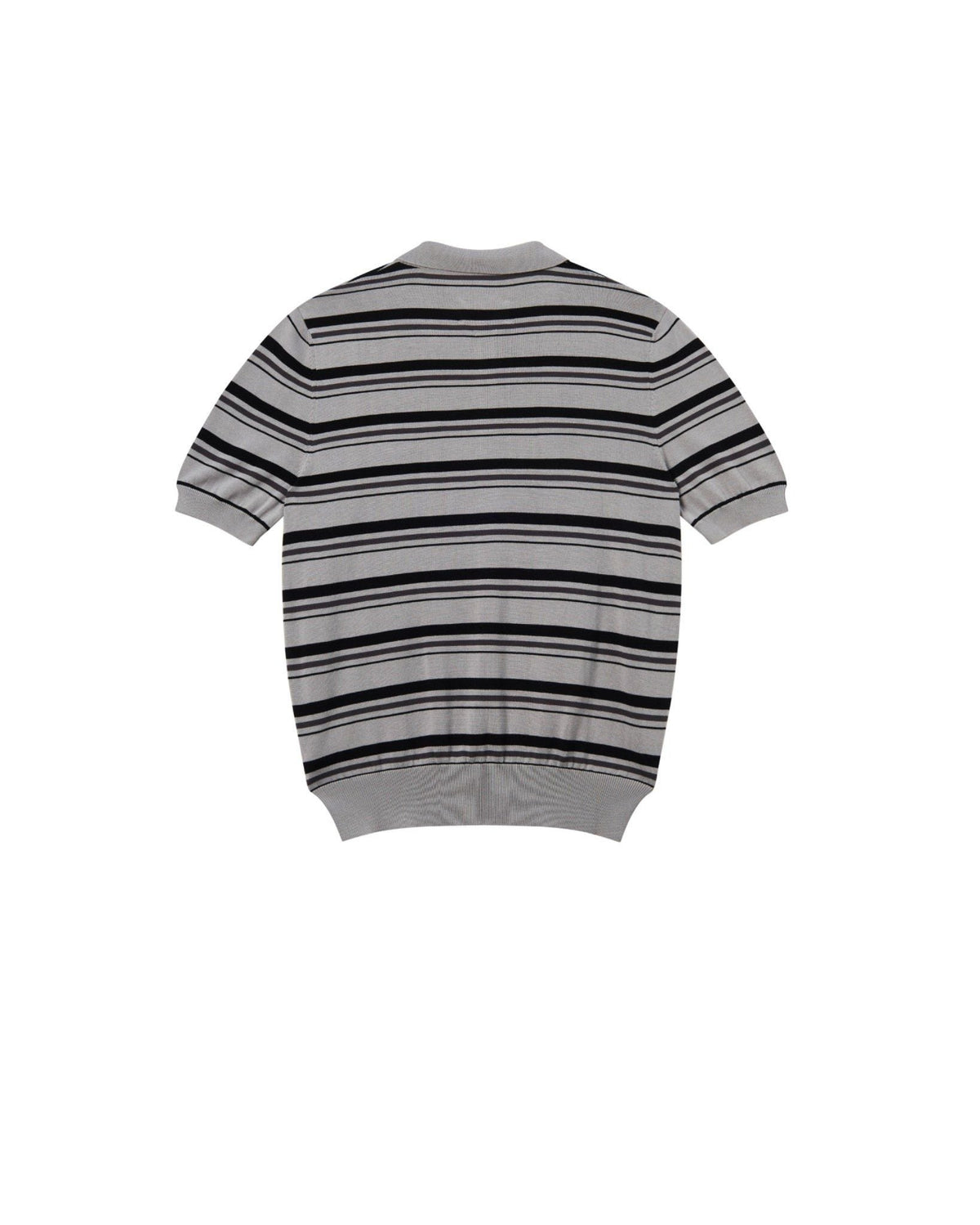 Striped Grey Campus Polo Shirt Lider Astoud