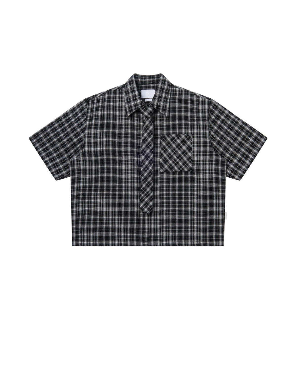 Checked Black Caroline Boxy Shirt 2.0