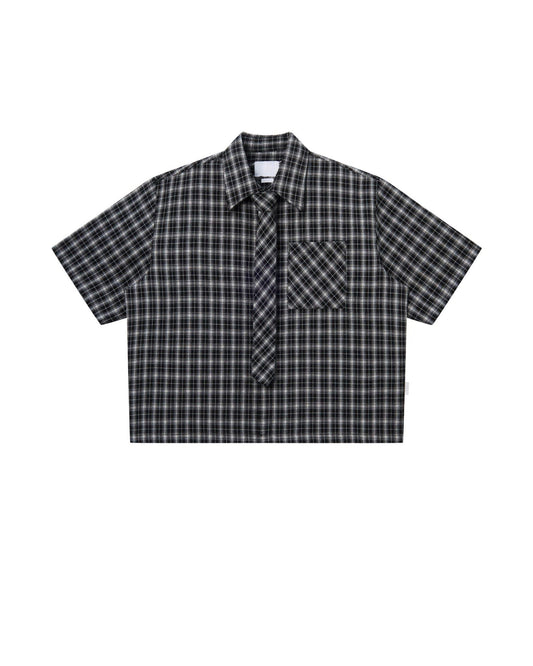 Checked Black Caroline Boxy Shirt 2.0
