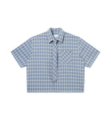 Checked Blue Caroline Boxy Shirt 2.0