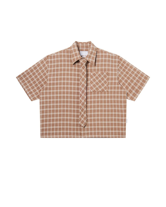 Checked Ginger Caroline Boxy Shirt 2.0