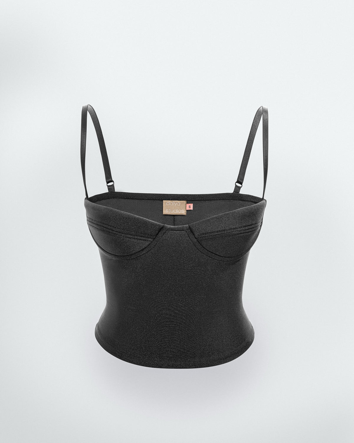 SHIMMER BLACK LULLABY VICE TOP