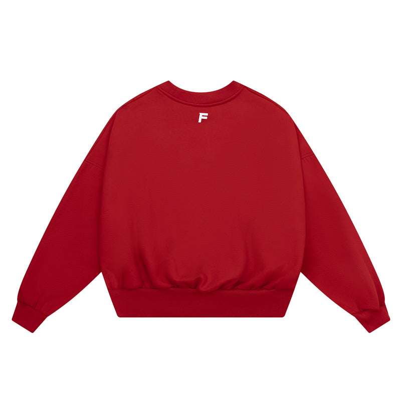 SW9 - Balance Number Sweater - Fire Red