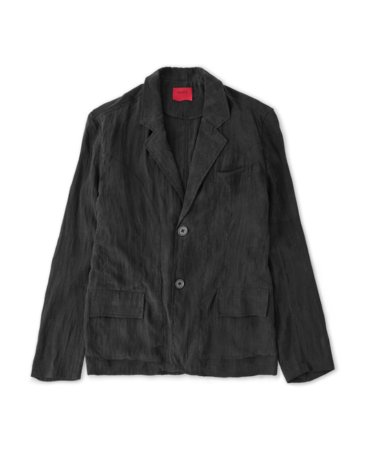BLACK CUPRO BLAZER