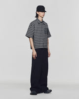 Checked Black Caroline Boxy Shirt 2.0